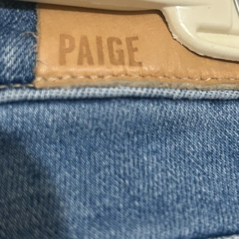 PAIGE Women's Light Blue Skinny Jeans - Picture 5 of 9